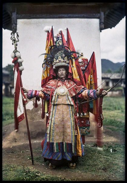 扎美寺降神师（1930，彩色）