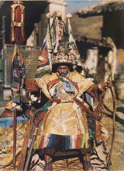 西藏降神师（1935，彩色）